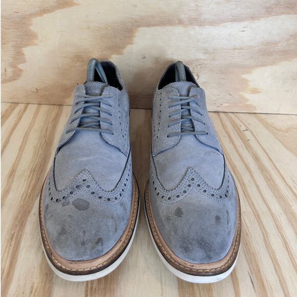 Cole Haan - Briscoe Wing Nubuck - Oxford - Gray - Men\'s - 9M - C12456 main image 4